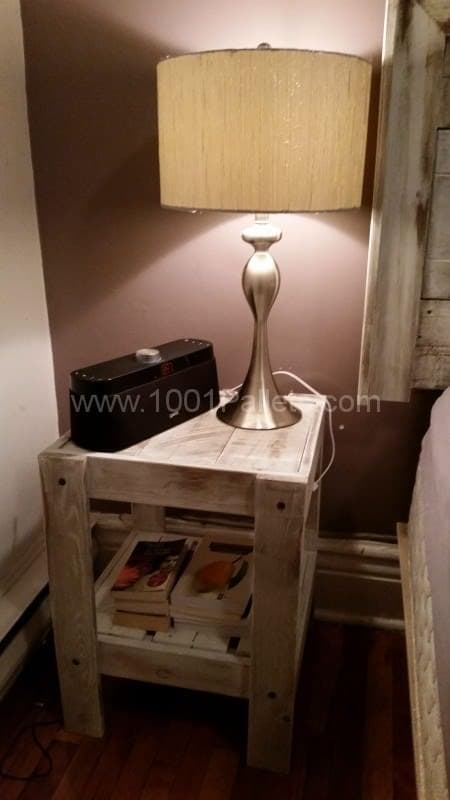 Reclaimed Wood & Pallet Wood Night Table Pallet Desks & Pallet Tables Reclaimed Wood & Pallet Wood Night Table Pallet Desks & Pallet Tables