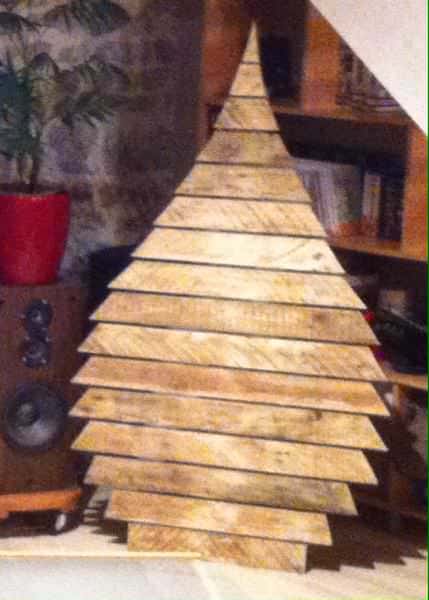 Sapinlette / Christmas Pallet Tree Pallet Home Accessories Sapinlette / Christmas Pallet Tree Pallet Home Accessories
