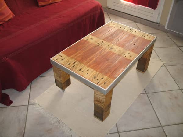 Table Basse Style Industriel / Industrial Style Coffee Table Pallet Coffee Tables Table Basse Style Industriel / Industrial Style Coffee Table Pallet Coffee Tables