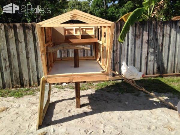 Pallet Version of the Chicken Coop Called the Coopsicle Animal Pallet Houses & Pallet Supplies Pallet Version of the Chicken Coop Called the Coopsicle Animal Pallet Houses & Pallet Supplies