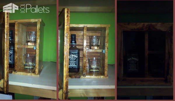 Whiskey Rack from Pallet Wood Pallet Boxes & Chests Whiskey Rack from Pallet Wood Pallet Boxes & Chests