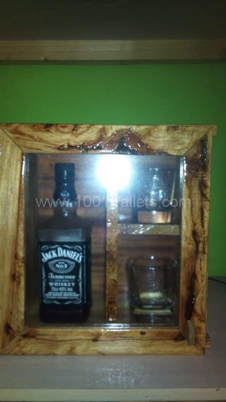 Whiskey Rack from Pallet Wood Pallet Boxes & Chests Whiskey Rack from Pallet Wood Pallet Boxes & Chests