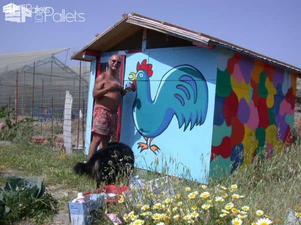 Le Poulailler Parfait / The Perfect Chicken Coop Animal Pallet Houses & Pallet Supplies Le Poulailler Parfait / The Perfect Chicken Coop Animal Pallet Houses & Pallet Supplies