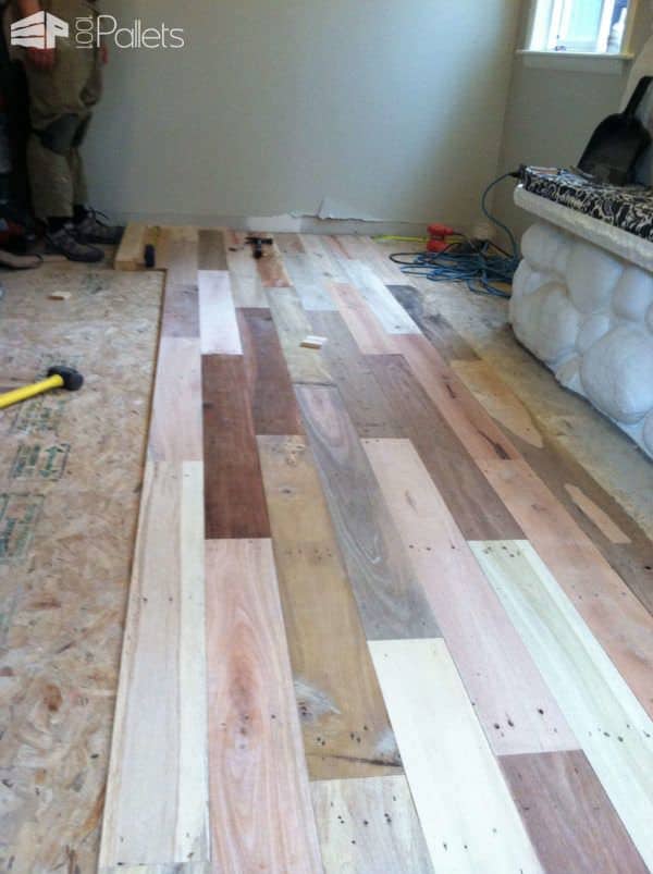 Repurposed Pallet Wood Floor Pallet Floors & Decks Repurposed Pallet Wood Floor Pallet Floors & Decks
