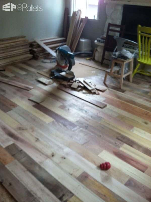 Repurposed Pallet Wood Floor Pallet Floors & Decks Repurposed Pallet Wood Floor Pallet Floors & Decks