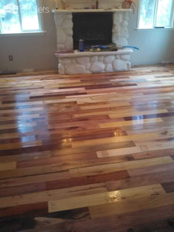 Repurposed Pallet Wood Floor Pallet Floors & Decks Repurposed Pallet Wood Floor Pallet Floors & Decks