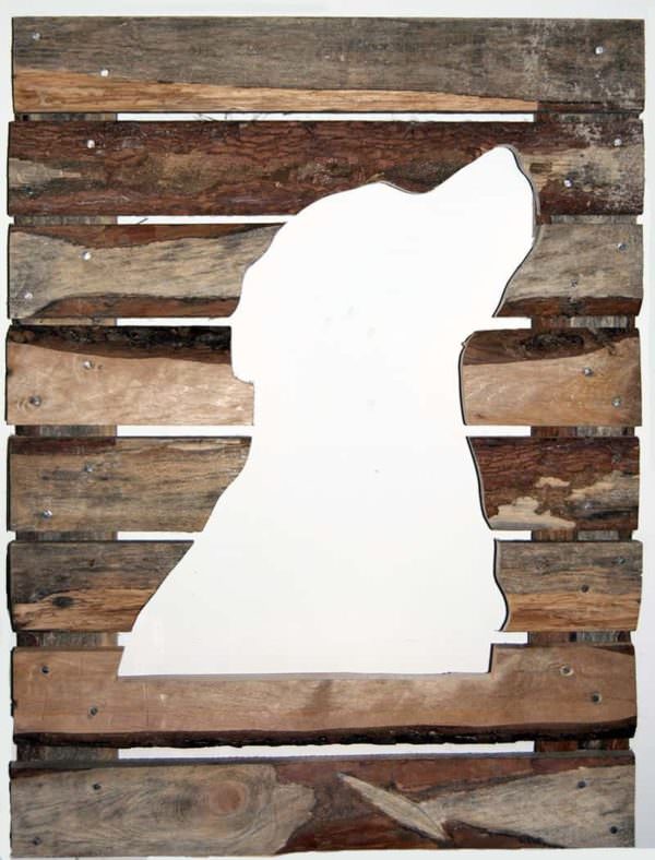 Rough Pallet Boards Labrador Retriever Portrait Pallet Wall Decor & Pallet Painting Rough Pallet Boards Labrador Retriever Portrait Pallet Wall Decor & Pallet Painting