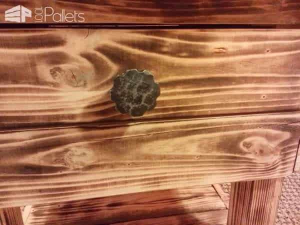 Night Stand Made From Old Pallet Wood Pallet Desks & Pallet Tables Night Stand Made From Old Pallet Wood Pallet Desks & Pallet Tables