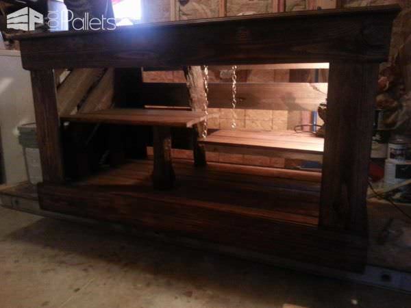 Pallet Entertainment Center Pallet TV Stands & Racks Pallet Entertainment Center Pallet TV Stands & Racks