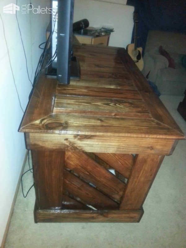 Pallet Entertainment Center Pallet TV Stands & Racks Pallet Entertainment Center Pallet TV Stands & Racks