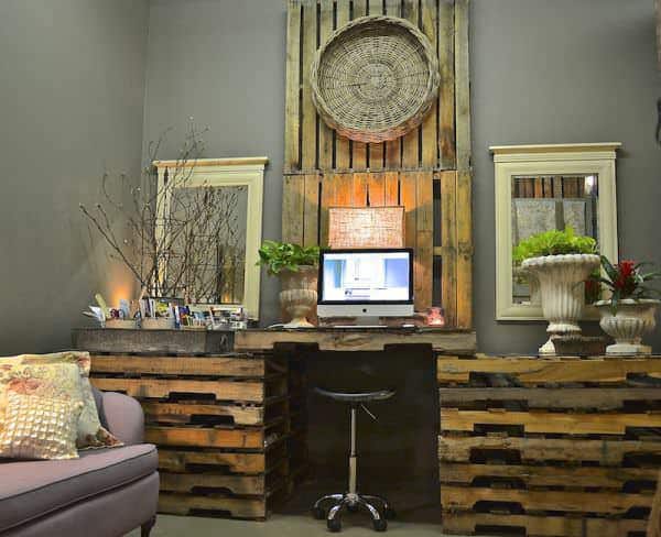25+ Genius Ways of Reusing Pallet Into Design & Practical Desks Pallet Desks & Pallet Tables 25+ Genius Ways of Reusing Pallet Into Design & Practical Desks Pallet Desks & Pallet Tables