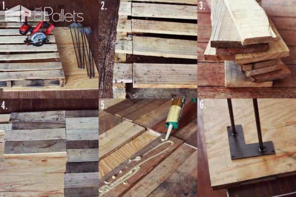 Diy: Upcycled Pallet Into Rustic Kitchen Table Pallet Desks & Pallet Tables Diy: Upcycled Pallet Into Rustic Kitchen Table Pallet Desks & Pallet Tables
