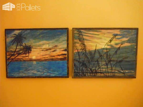 Original Fine Art by Bobby Casler on Reclaimed Pallet Wood Pallet Wall Decor & Pallet Painting Original Fine Art by Bobby Casler on Reclaimed Pallet Wood Pallet Wall Decor & Pallet Painting