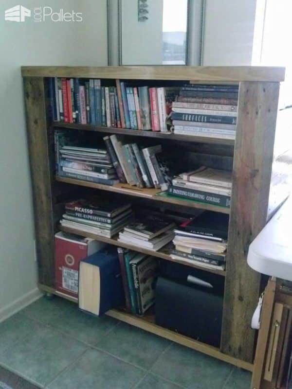Pallet Bookshelf Pallet Bookcases & Bookshelves Pallet Bookshelf Pallet Bookcases & Bookshelves