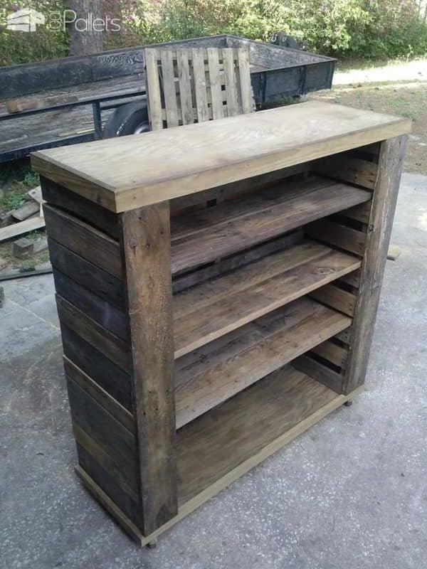 Pallet Bookshelf Pallet Bookcases & Bookshelves Pallet Bookshelf Pallet Bookcases & Bookshelves