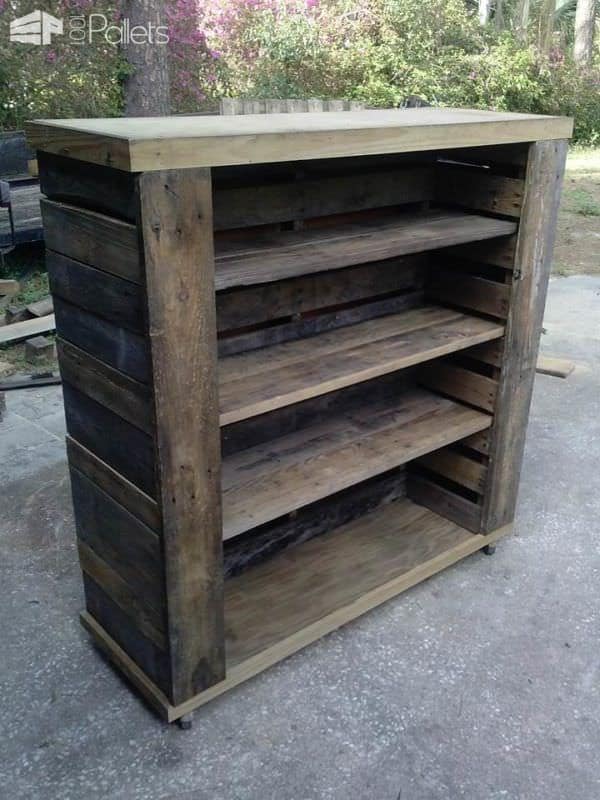 Pallet Bookshelf Pallet Bookcases & Bookshelves Pallet Bookshelf Pallet Bookcases & Bookshelves