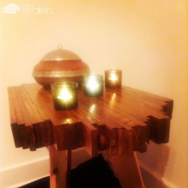 Pallet Sofa Side Table Pallet Desks & Pallet Tables Pallet Sofa Side Table Pallet Desks & Pallet Tables