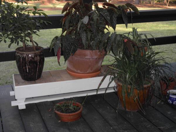 Plant Stand From Repurposed Pallet Pallet Planters & Compost Bins 