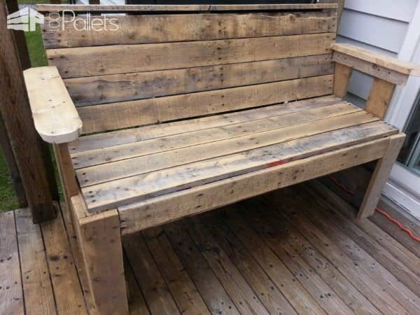 Rustic Pallet Bench Pallet Benches, Pallet Chairs & Stools Rustic Pallet Bench Pallet Benches, Pallet Chairs & Stools