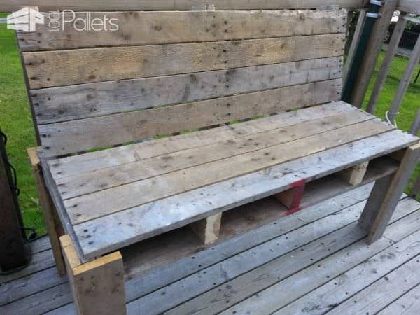 Rustic Pallet Bench Pallet Benches, Pallet Chairs & Stools Rustic Pallet Bench Pallet Benches, Pallet Chairs & Stools