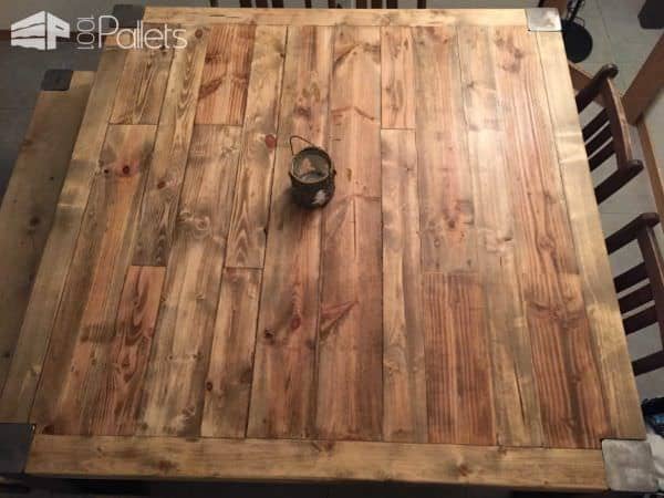 Table En Lattes De Palettes / Upcycled Pallet Planks Table Pallet Desks & Pallet Tables Table En Lattes De Palettes / Upcycled Pallet Planks Table Pallet Desks & Pallet Tables
