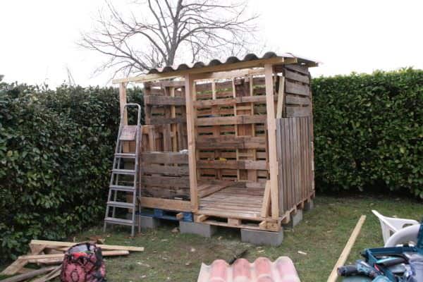Atelier En Palettes / Upcycled Pallet Workshop Shed Pallet Sheds, Cabins, Huts & Playhouses Atelier En Palettes / Upcycled Pallet Workshop Shed Pallet Sheds, Cabins, Huts & Playhouses