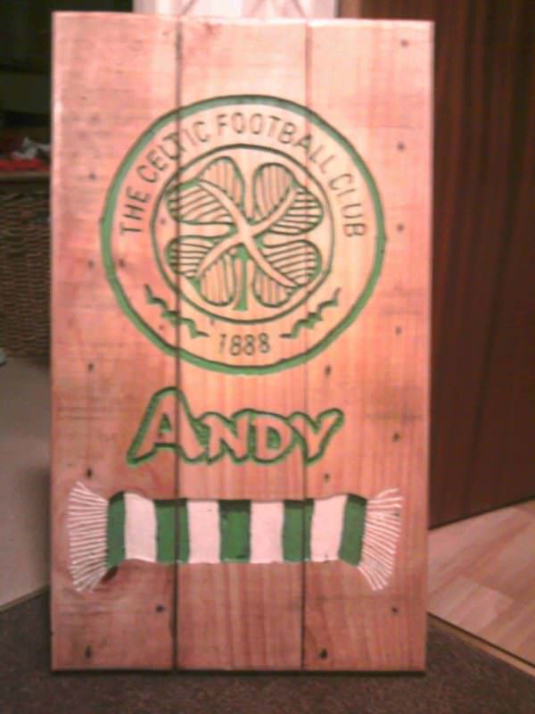 Celtic Fc Pallet Wood Carved Sign Pallet Wall Decor & Pallet Painting Celtic Fc Pallet Wood Carved Sign Pallet Wall Decor & Pallet Painting