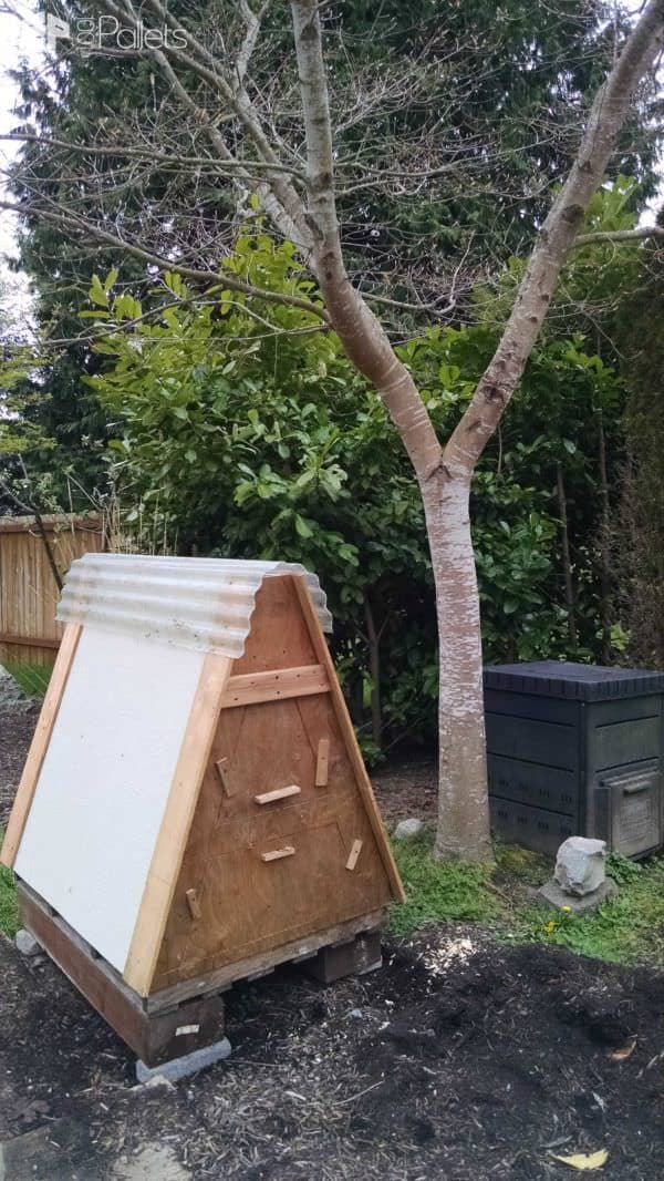 Chicken Coop Made From 3 Recycled Pallets Animal Pallet Houses & Pallet Supplies Chicken Coop Made From 3 Recycled Pallets Animal Pallet Houses & Pallet Supplies
