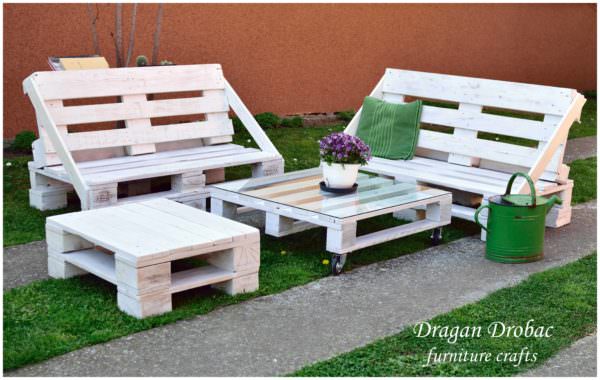 Pallet Garden Set Pallet Benches, Pallet Chairs & Stools Pallet Garden Set Pallet Benches, Pallet Chairs & Stools