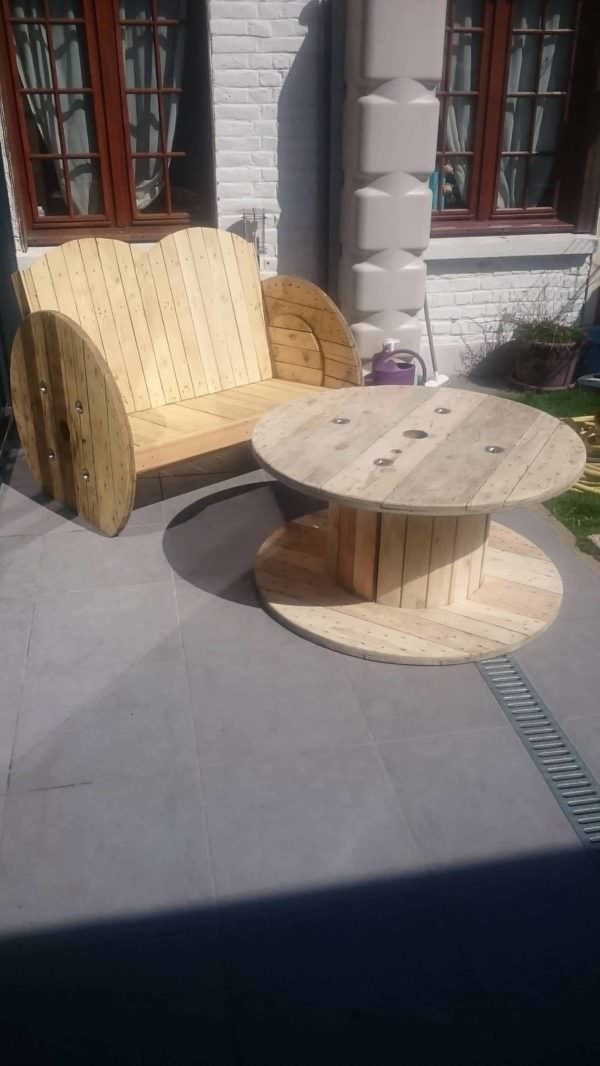 Salon De Jardin / Garden Lounge Lounges & Garden Sets Pallet Benches, Pallet Chairs & Stools Salon De Jardin / Garden Lounge Lounges & Garden Sets Pallet Benches, Pallet Chairs & Stools