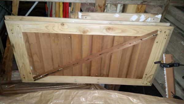 Shed Dutch-doors From Recycled Pallets & 1920’s Redwood Pallet Walls & Pallet Doors Shed Dutch-doors From Recycled Pallets & 1920’s Redwood Pallet Walls & Pallet Doors
