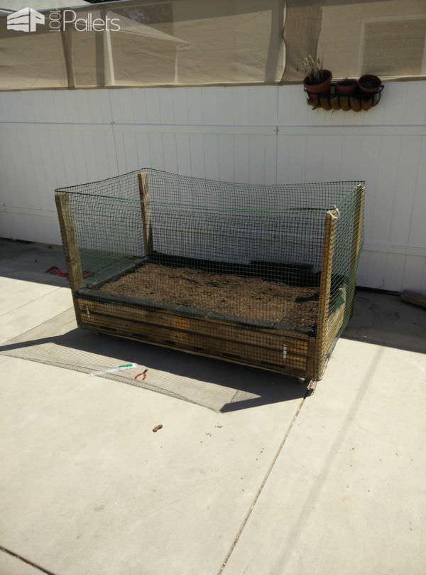 Vegetables & Herbs Planter Pallet Pallet Planters & Compost Bins Vegetables & Herbs Planter Pallet Pallet Planters & Compost Bins