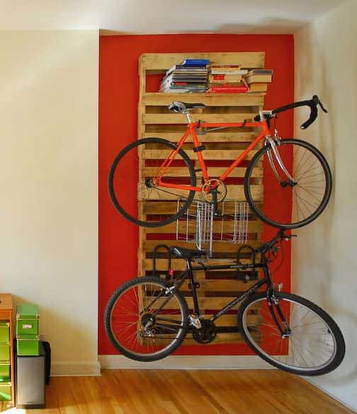 Bike Racks: 16 Ways of Building Your Own Pallet Bike Rack Pallet Terraces & Pallet Patios Bike Racks: 16 Ways of Building Your Own Pallet Bike Rack Pallet Terraces & Pallet Patios