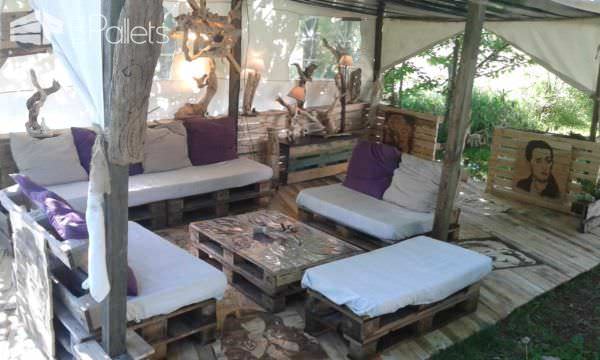 My Outdoor Pallet Lounge Corner Lounges & Garden Sets Pallet Terraces & Pallet Patios 