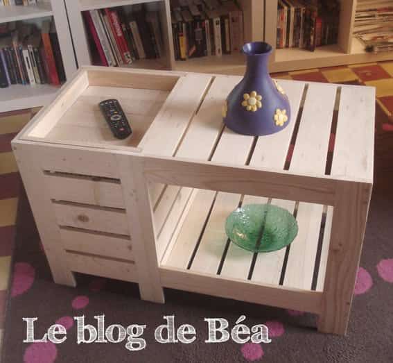 Special Coffee Table With Box / Table Basse Avec Coffre De Rangement Pallet Coffee Tables Special Coffee Table With Box / Table Basse Avec Coffre De Rangement Pallet Coffee Tables