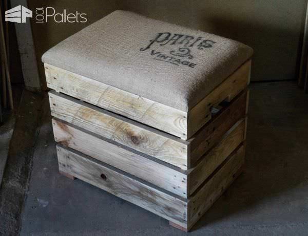 Banquette Coffre En Bois / Seat & Wooden Chest Pallet Benches, Pallet Chairs & Stools Pallet Boxes & Chests Banquette Coffre En Bois / Seat & Wooden Chest Pallet Benches, Pallet Chairs & Stools Pallet Boxes & Chests