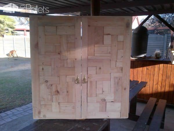 Bathroom Cabinet Door From Pallet Wood Pallet Walls & Pallet Doors Bathroom Cabinet Door From Pallet Wood Pallet Walls & Pallet Doors