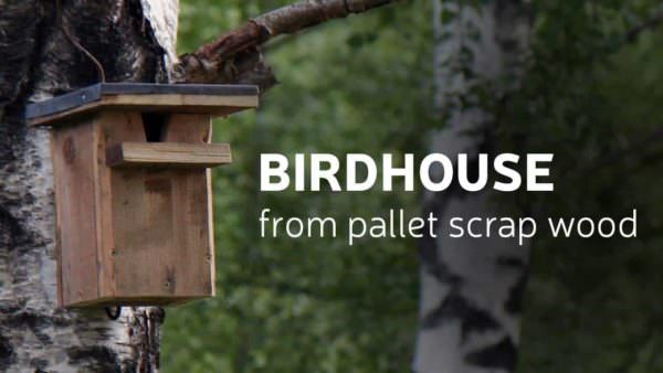 Diy Birdhouse From Scrap Pallet Wood Animal Pallet Houses & Pallet Supplies 