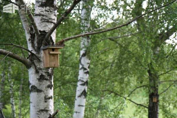 Diy Birdhouse From Scrap Pallet Wood Animal Pallet Houses & Pallet Supplies 