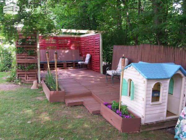 Our Pallet Backyard Lounges & Garden Sets Pallet Terraces & Pallet Patios Our Pallet Backyard Lounges & Garden Sets Pallet Terraces & Pallet Patios
