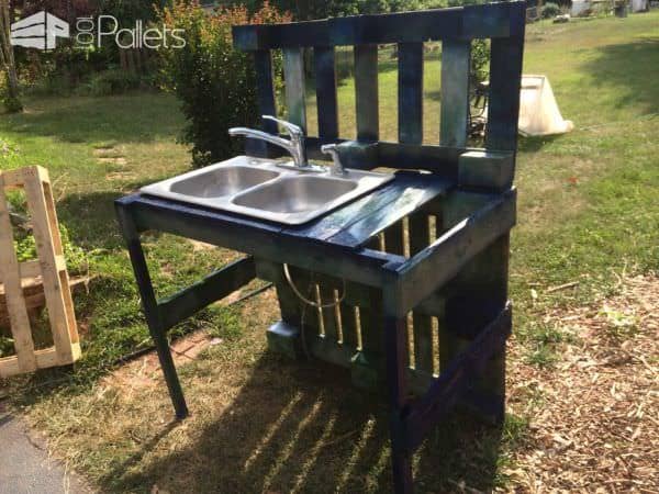 Pallet Garden Washing Station Other Pallet Projects Pallet Garden Washing Station Other Pallet Projects