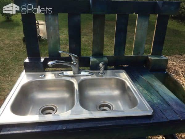Pallet Garden Washing Station Other Pallet Projects Pallet Garden Washing Station Other Pallet Projects