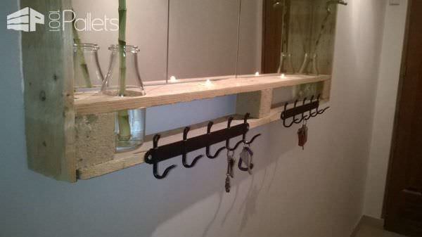 Pallet Mirror For My Entrance Pallet Candle Holders Pallet Shelves & Pallet Coat Hangers Pallet Mirror For My Entrance Pallet Candle Holders Pallet Shelves & Pallet Coat Hangers