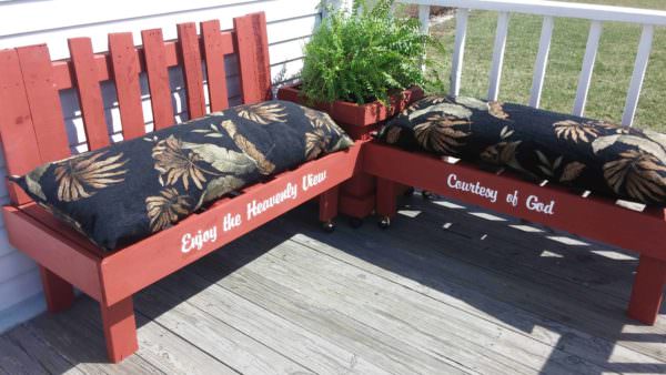 Pallet Outdoor Lounge Corner Pallet Sofas & Couches 