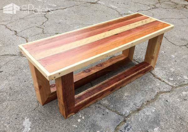 Pallet Table/Entry-way Bench: Rugged Style Sled Legs Pallet Benches, Pallet Chairs & Stools Pallet Coffee Tables Pallet Table/Entry-way Bench: Rugged Style Sled Legs Pallet Benches, Pallet Chairs & Stools Pallet Coffee Tables