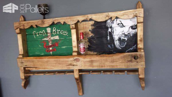 Pallet Wine Rack & Frame Art Pallet Wall Decor & Pallet Painting Pallet Wine Rack & Frame Art Pallet Wall Decor & Pallet Painting