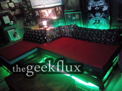 The Geek Cave Pallet Couch Pallet Sofas & Couches The Geek Cave Pallet Couch Pallet Sofas & Couches
