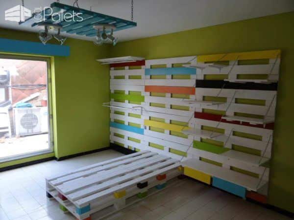 Bed & Wardrobe Rack Made From 28 Recycled Pallets Fun Pallet Crafts for Kids Bed & Wardrobe Rack Made From 28 Recycled Pallets Fun Pallet Crafts for Kids