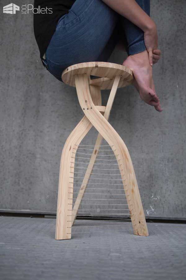 Design Stool From Shipping Pallet Wood Pallet Benches, Pallet Chairs & Stools Design Stool From Shipping Pallet Wood Pallet Benches, Pallet Chairs & Stools