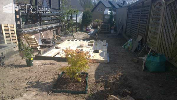 Gartenterasse / Pallet Terrace Pallet Terraces & Pallet Patios Gartenterasse / Pallet Terrace Pallet Terraces & Pallet Patios